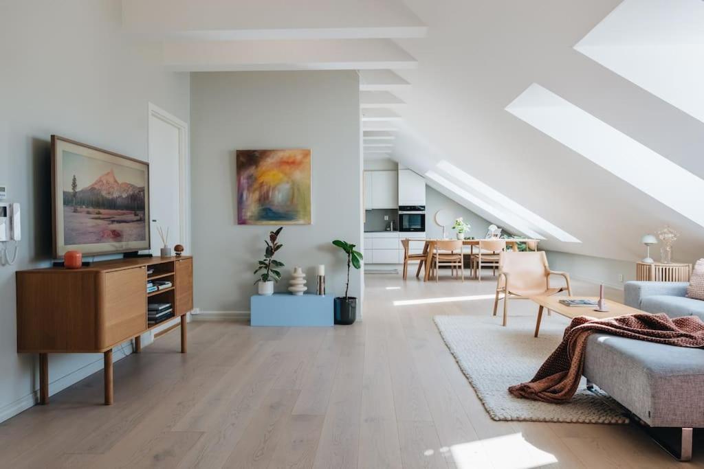Beautiful Penthouse With An Ocean View In Bergen Apartment Ngoại thất bức ảnh