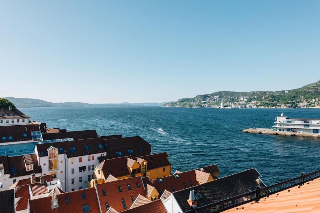 Beautiful Penthouse With An Ocean View In Bergen Apartment Ngoại thất bức ảnh